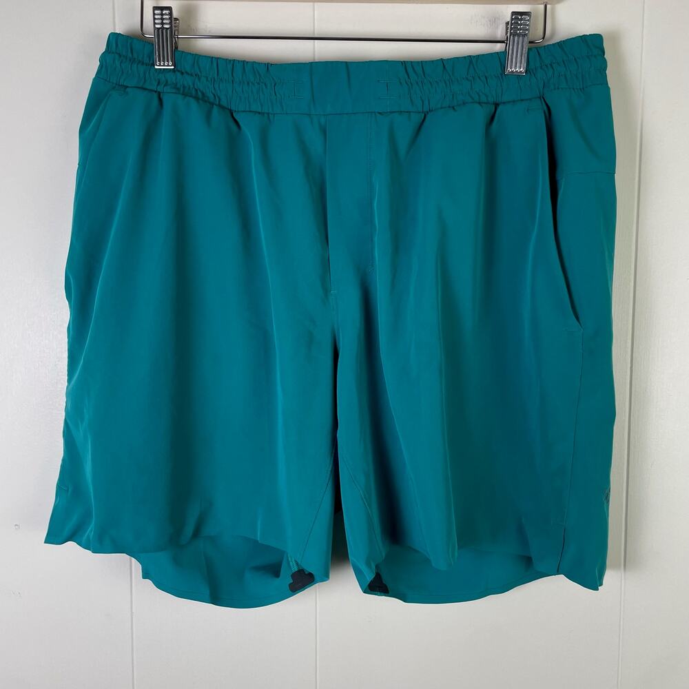 Men's Lululemon Channel Cross Shorts 7" Updated Swim Trunk Teal‎ Green